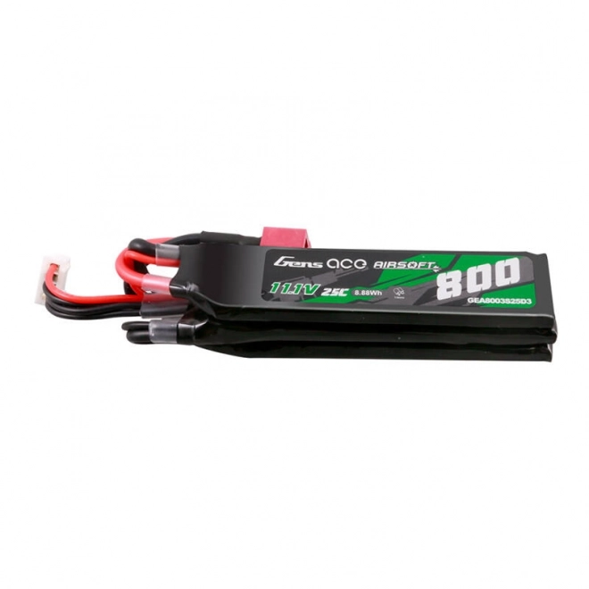 Lipo batéria pre airsoftové zbrane 11,1V 800mAh Gens ace