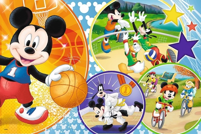 Puzzle Mickey Mouse Sportuje Maxi Trefl