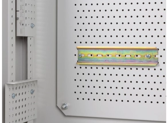 Nástenná rack skriňa 19 palcov 6U+3U nízkoprofilová šedá