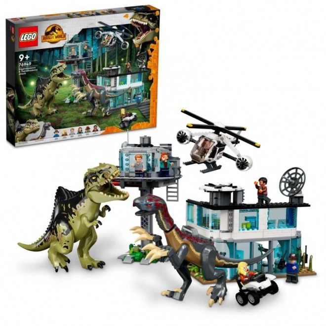 LEGO Jurský svet 76949 Útok giganotosaura a terizinosaura