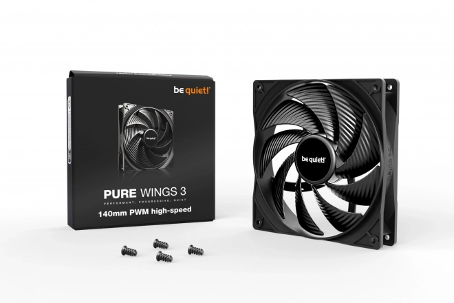 Ventilátor Pure Wings 3 140 mm PWM pre vysoké rýchlosti