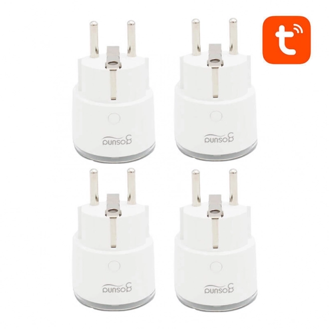 Chytrá zásuvka WiFi Gosund 3680W 16A 4-pack