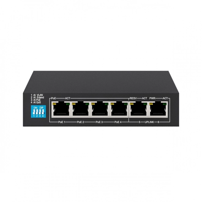 Switch Extralink Krios PoE 4x Gigabit s rozšírenými režimami