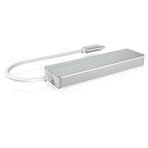ICY BOX USB‑C hub s 3 portmi USB a čítačkou kariet