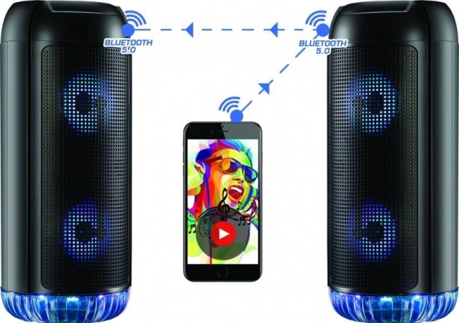 Prenosný Bluetooth reproduktor s RGB osvetlením