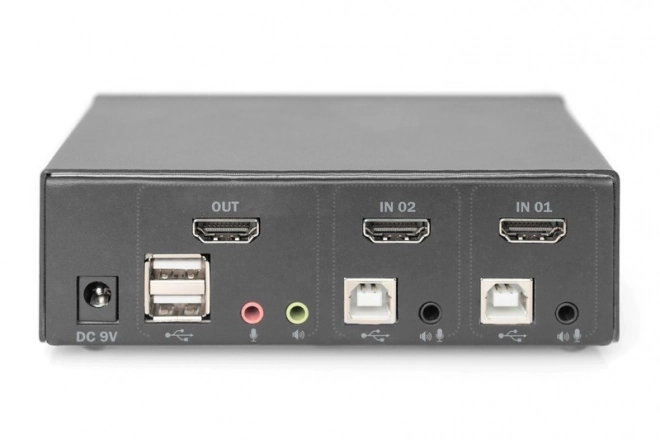 HDMI KVM prepínač 2 porty s rozlíšením 4K