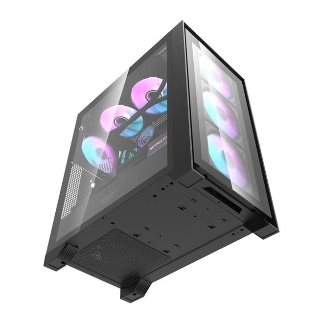 Počítačová skriňa s RGB ventilátormi