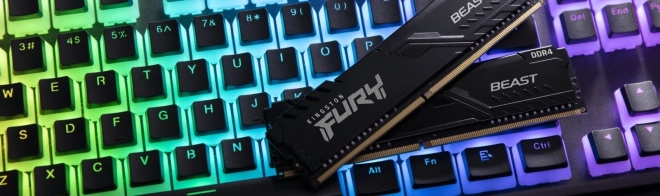 Pamäť Kingston Fury Beast DDR4 64GB (2x32GB) 3600MHz CL18