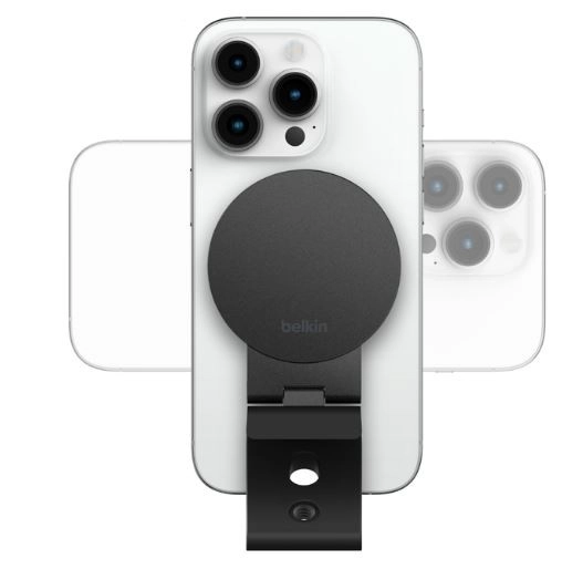 Magnetický držiak pre iPhone na monitor čierny