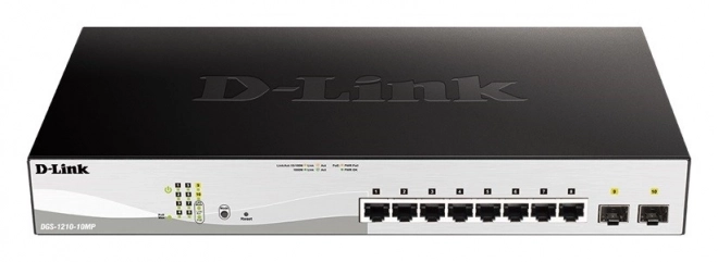 Prepínač D-Link DGS-1210-10MP 8GE PoE 2SFP