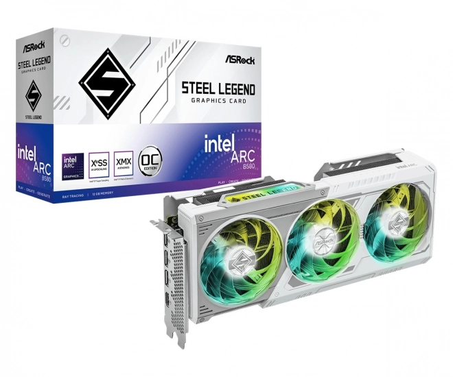 Grafická karta ASRock B580 Steel Legend 12GB OC GDDR6