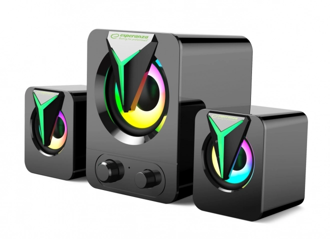 Głośniková sústava s RGB podsvietením Rainbow Soprano