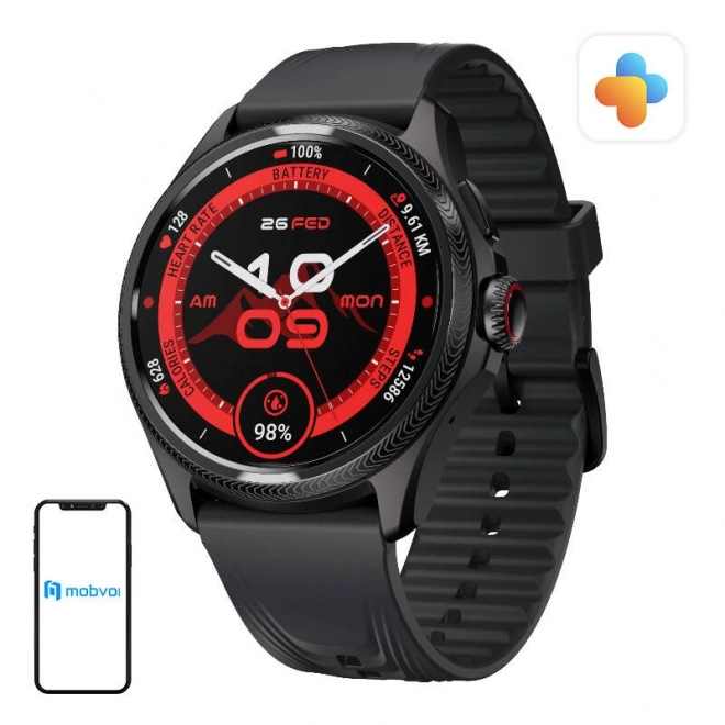 chytré hodinky mobvoi ticwatch pro 5 enduro čierne