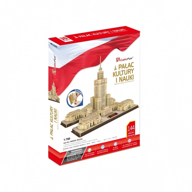 CubicFun 3D puzzle Palác kultúry a vedy 144 dielikov