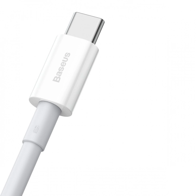 Kábel USB na USB-C Superior biely