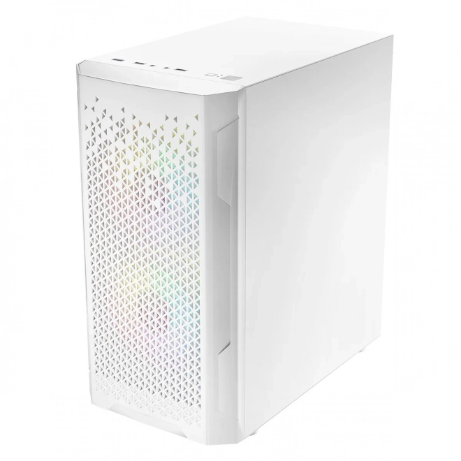 Herná skrinka Logic Aramis ARGB Mini USB 3.0 biela