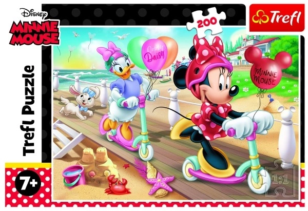 Trefl Puzzle Minnie Mouse: Na pláži