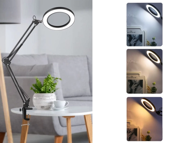 Lampa lupa dermatologická LED so sklom