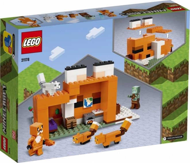 LEGO Minecraft 21178 Líščí domček