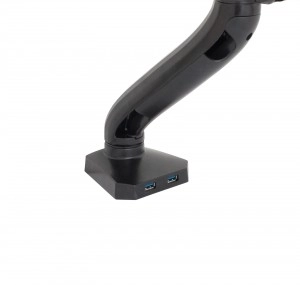 Nastaviteľný držiak monitoru s plynovou pružinou a USB portami