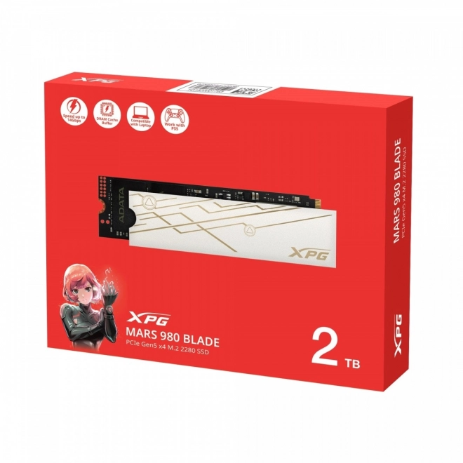 SSD disk XPG MARS 980 BLADE 2 TB M.2 PCIe 5.0 NVMe