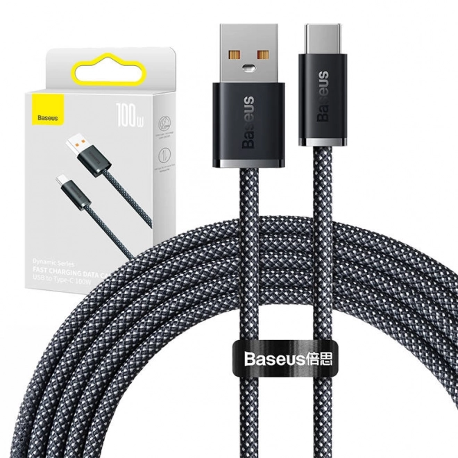 Kábel USB na USB-C Baseus Dynamic 100W 2m čierny