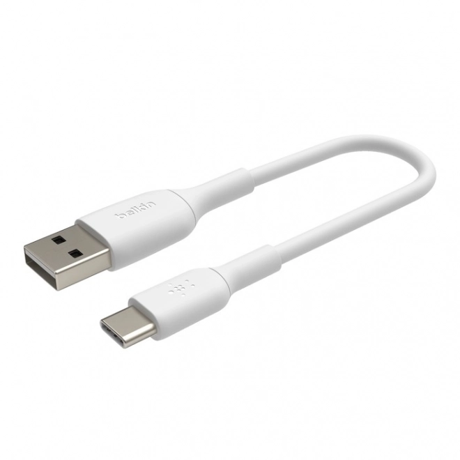 Biely USB-C na USB-A kábel 15 cm