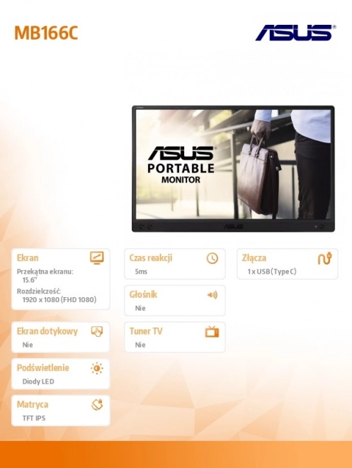 Asus ZenScreen prenosný monitor