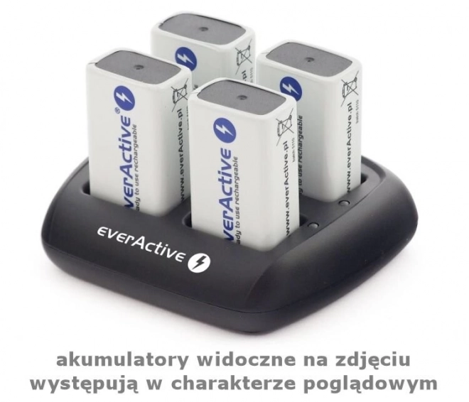 Nabíjačka akumulátorov everActive NC-109 pre NI-MH 9V