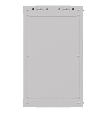 Lanberg 10-palcová nástenná racková skriňa 9U 300x300 šedá