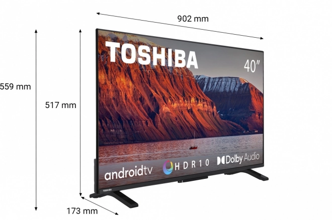 Led televízor 40 palcov Toshiba