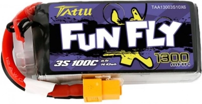 Optimálna kapacita 1300 mAh pre vyvážený let