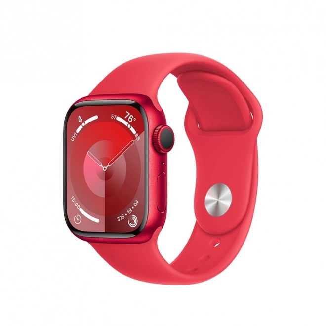 Apple Watch Series 9 GPS, 41mm hliníkové puzdro (PRODUCT)RED s červeným športovým remienkom