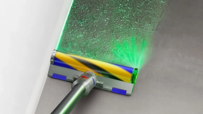 Vertikálny vysávač Dyson V12 Detect Slim Absolute žltý/niklový