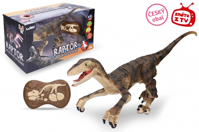 Raptor RC na diaľkové ovládanie hnedý 45 cm