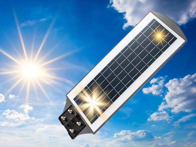 Solárna LED pouličná lampa s diaľkovým ovládaním