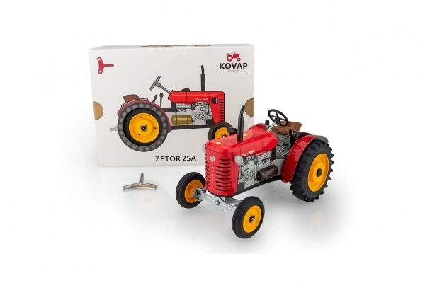 Traktor Zetor 25A červený Kovap