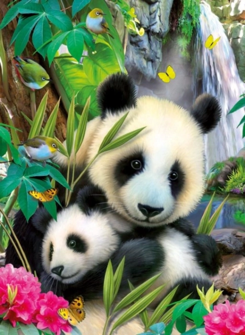 Puzzle Nádherná panda