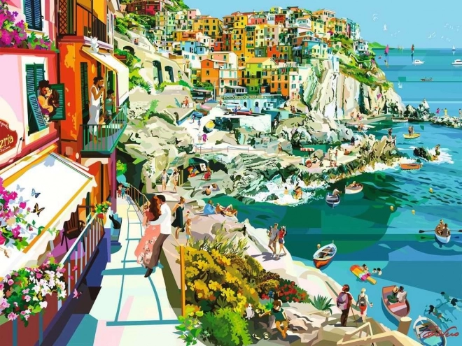 Ravensburger Puzzle 2D 1500 dielikov: Cinque Terre