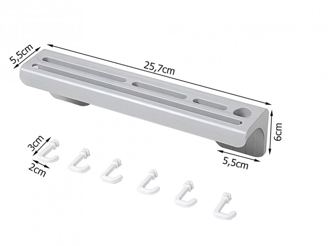 Nástenný stojan na nože a kuchynské doplnky