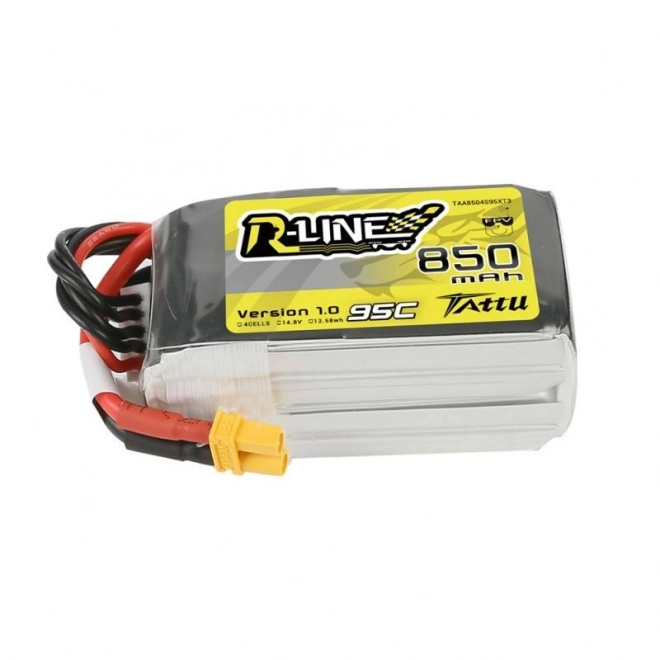 Akumulátor LiPo 850mAh 14.8V 95C Tattu R-Line Gens Ace