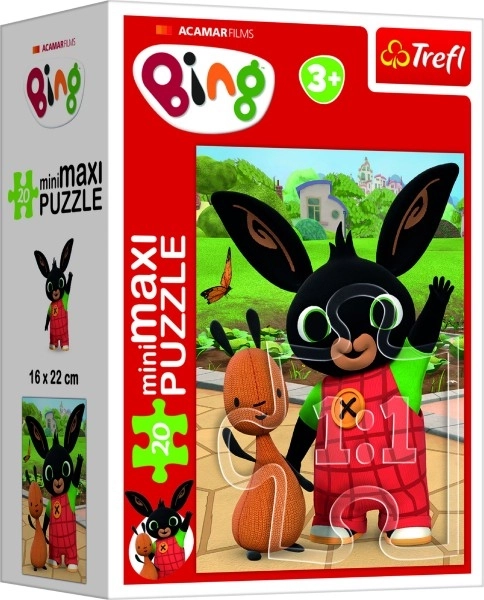 Puzzle Bing a jeho priatelia 20 dielikov