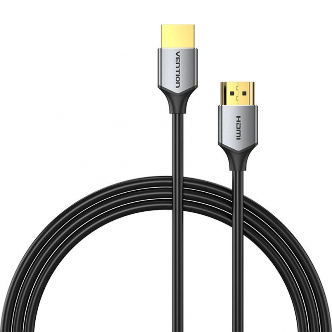 Ultra tenký kábel HDMI Vention 1.5m 4K 60Hz sivý