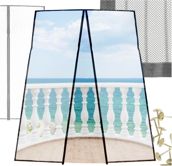 Magnetická sieť proti hmyzu na dvere 160 × 230 cm