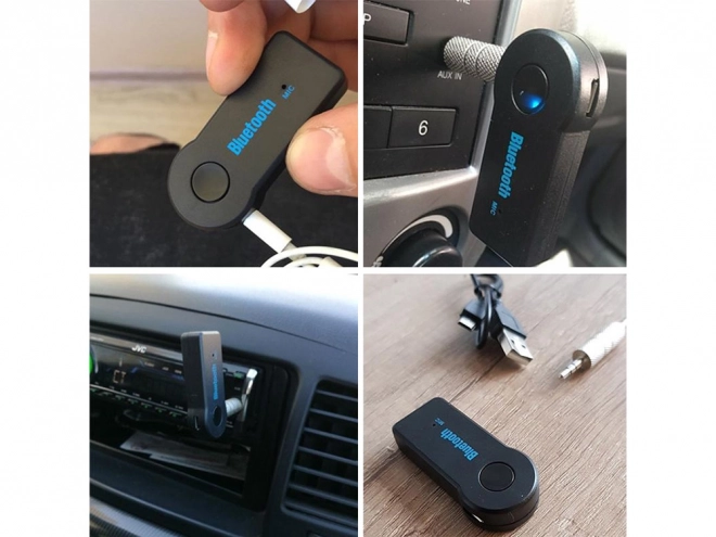 Audio prijímač bluetooth adaptér aux minijack