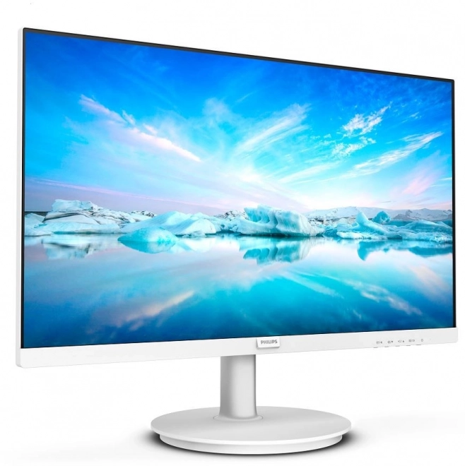 Biely IPS monitor 23.8 palca s HDMI a reproduktormi