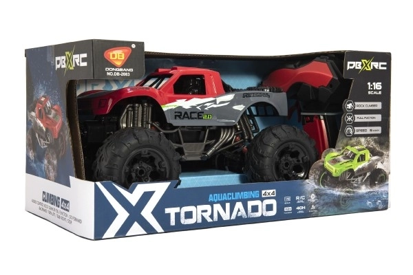 RC terénne auto 4x4 červené