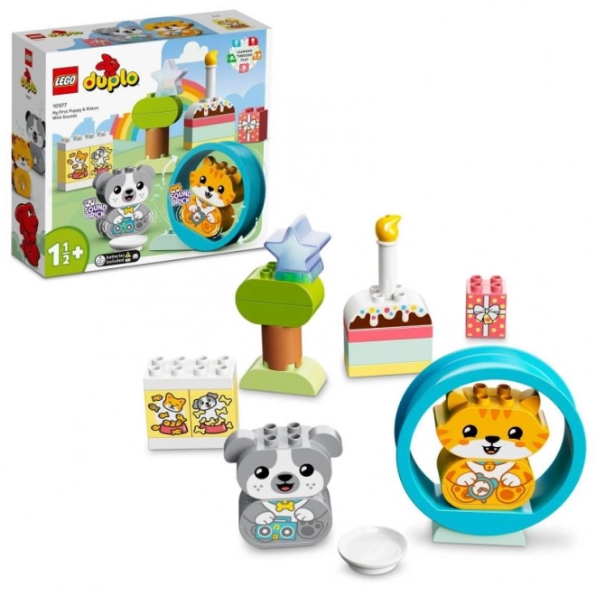Lego Duplo Môj Prvý Psík A Mačička S Zvukmi