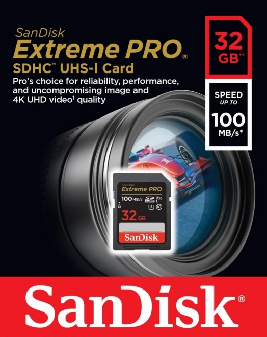 Pamäťová karta Sandisk Extreme Pro SDHC 32GB