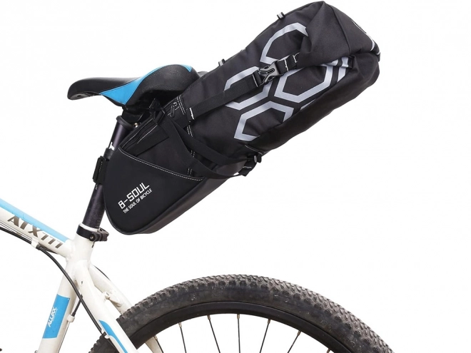 Vodotesná cyklistická taška pod sedlo s držiakom pre svetlo